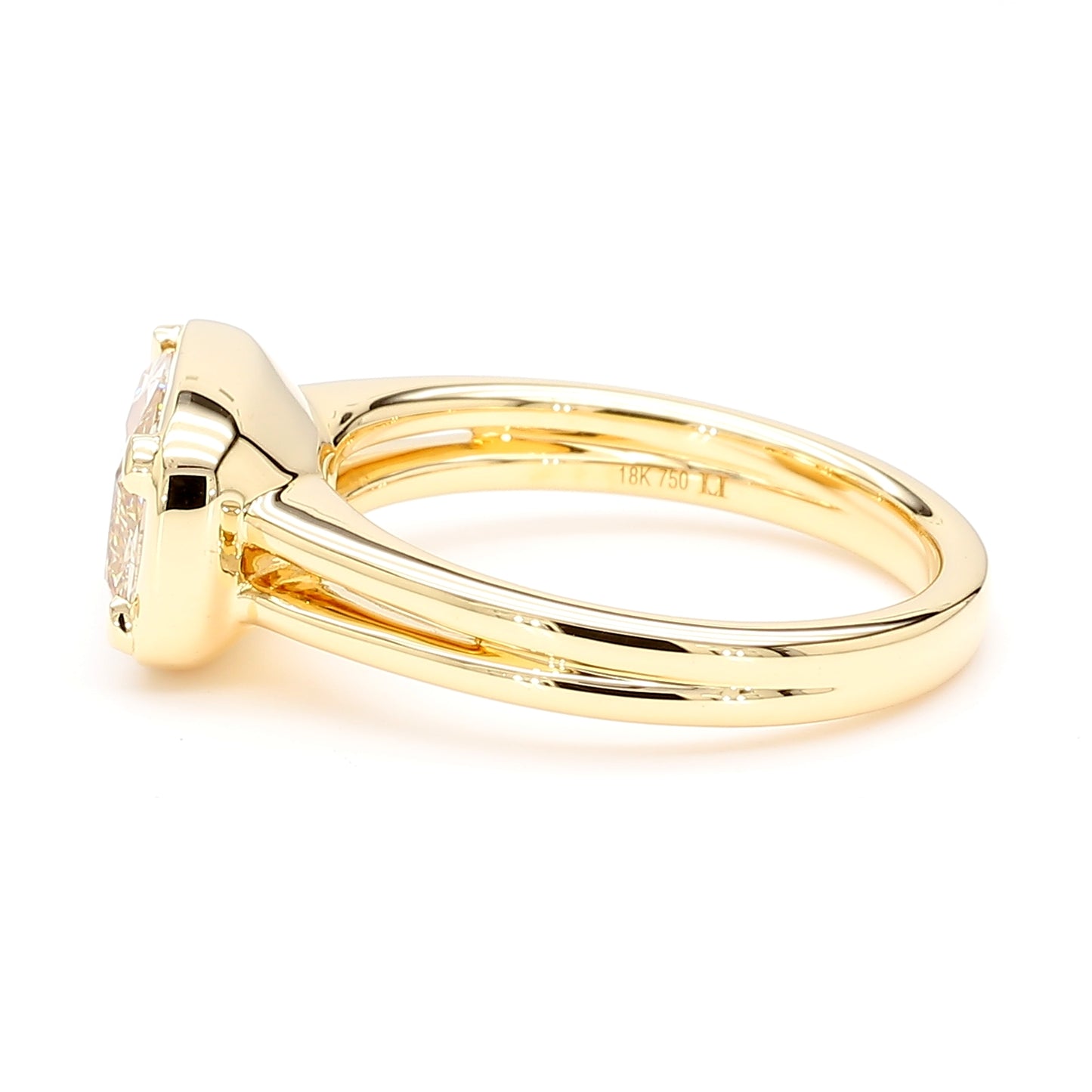 GIA Natural Fancy Light Brown-Yellow Cushion Diamond 1.72 Carat TW Gold Ring