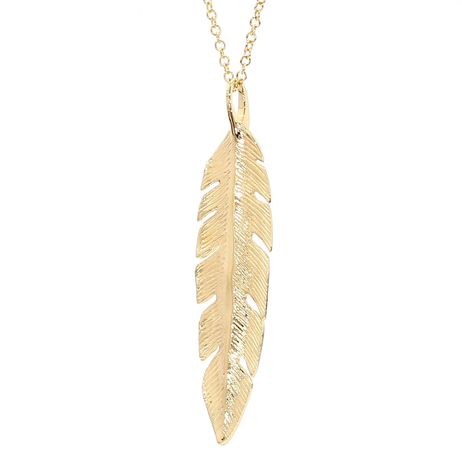 Natural Yellow Round Diamond 0.14 Carat TW Gold Necklace