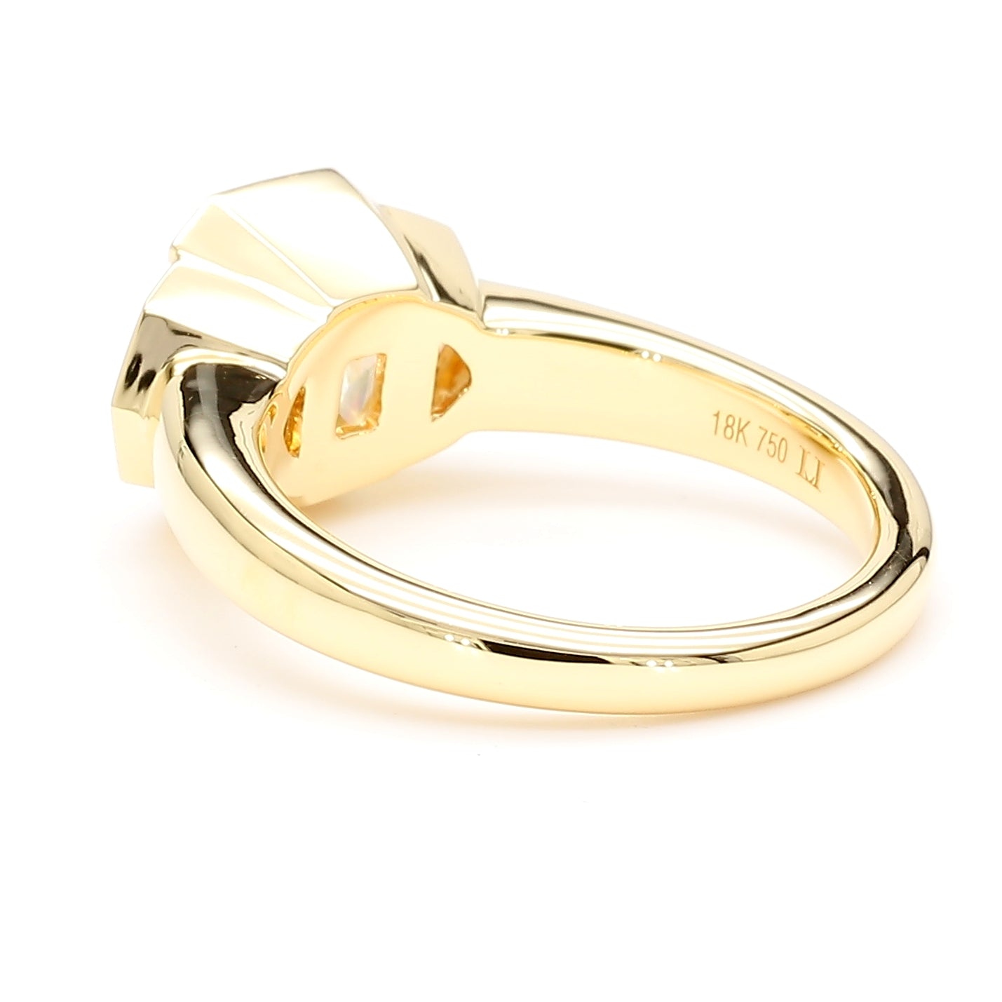 GIA Certified Natural Light Yellow Radiant Diamond 3.53 Carat TW Gold Ring
