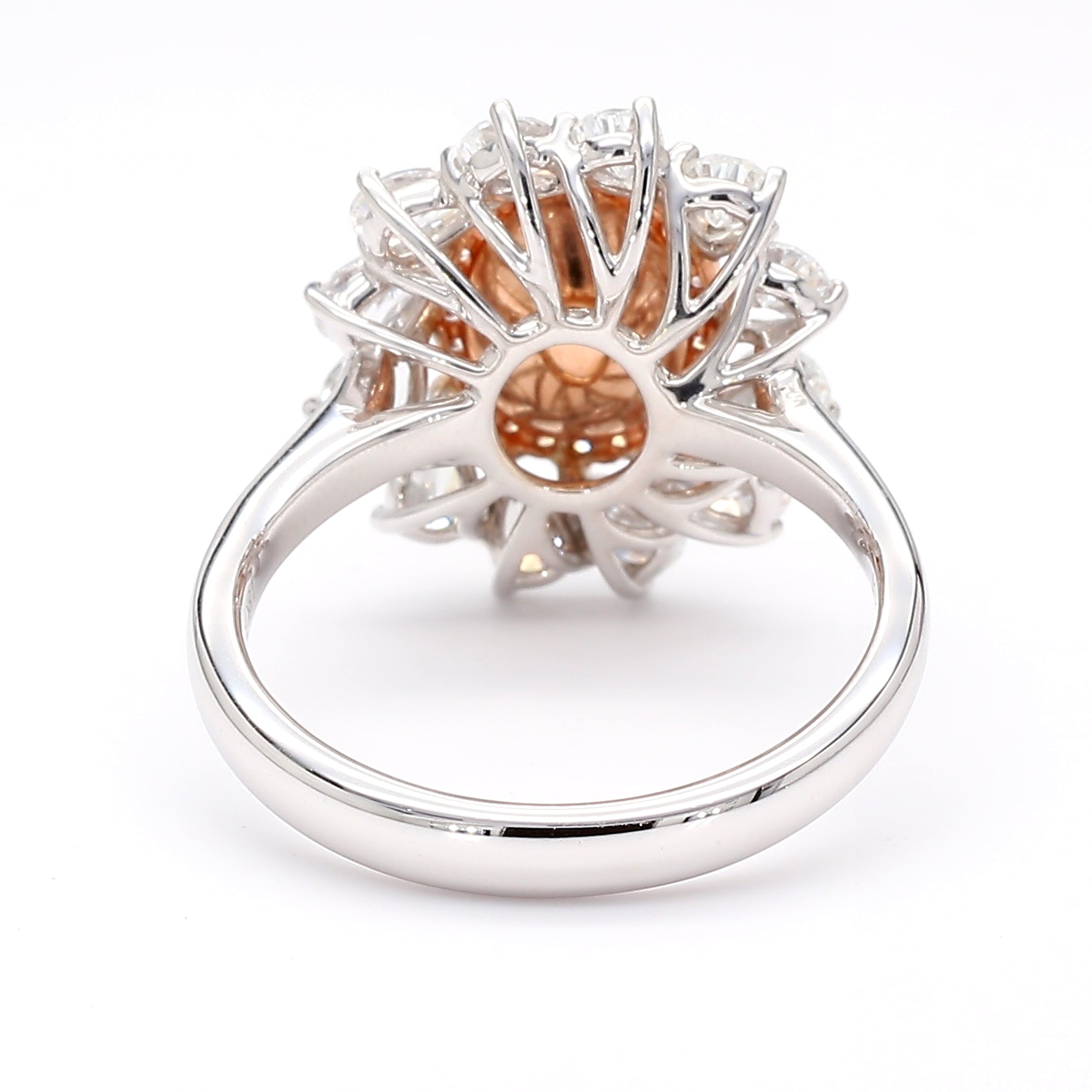 GIA Certified Natural Fancy Brownish Yellow Oval Diamond 2.95 Carat TW Gold Ring