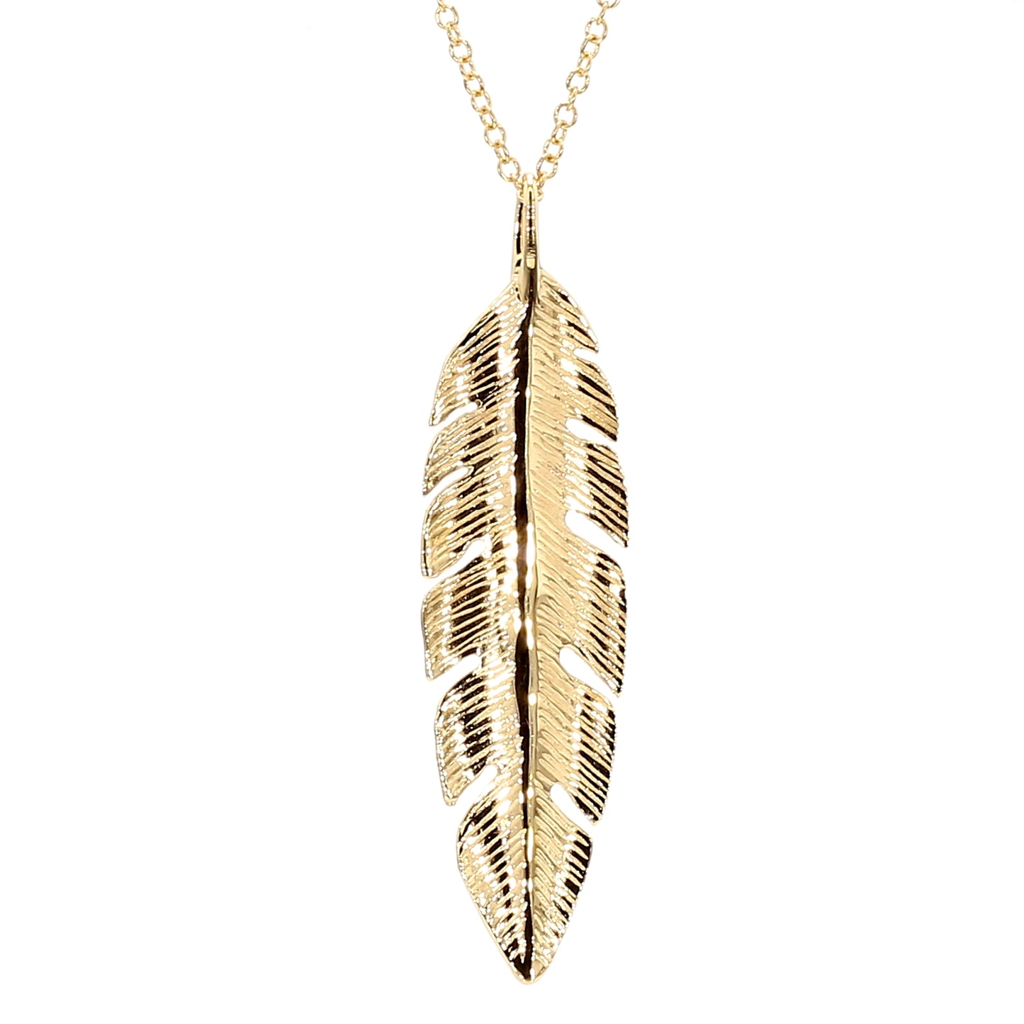 Natural Yellow Round Diamond 0.14 Carat TW Gold Necklace