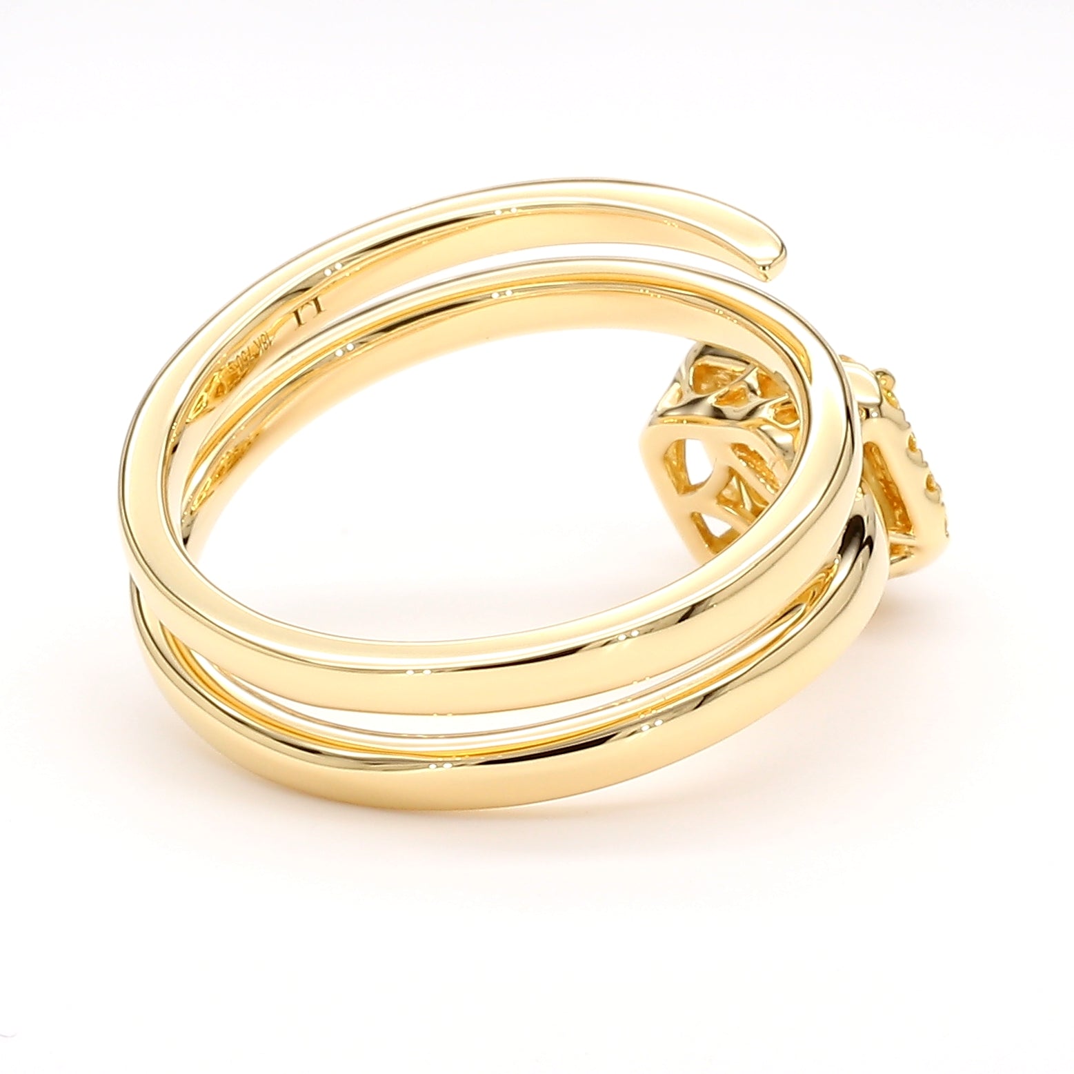 GIA Natural Fancy Brownish Greenish Yellow Radiant Diamond 0.85 Carat Gold Ring