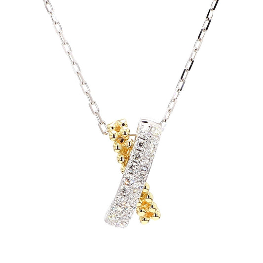 Natural White Round Diamond 0.26 Carat TW Gold Drop Pendant