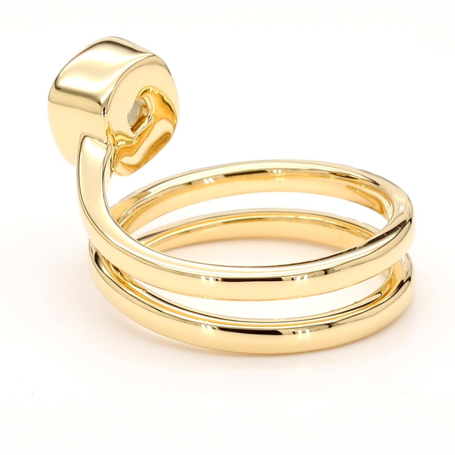 GIA Certified Fancy Light Yellow Cushion Diamond 1.50 Carat TW Cocktail Ring