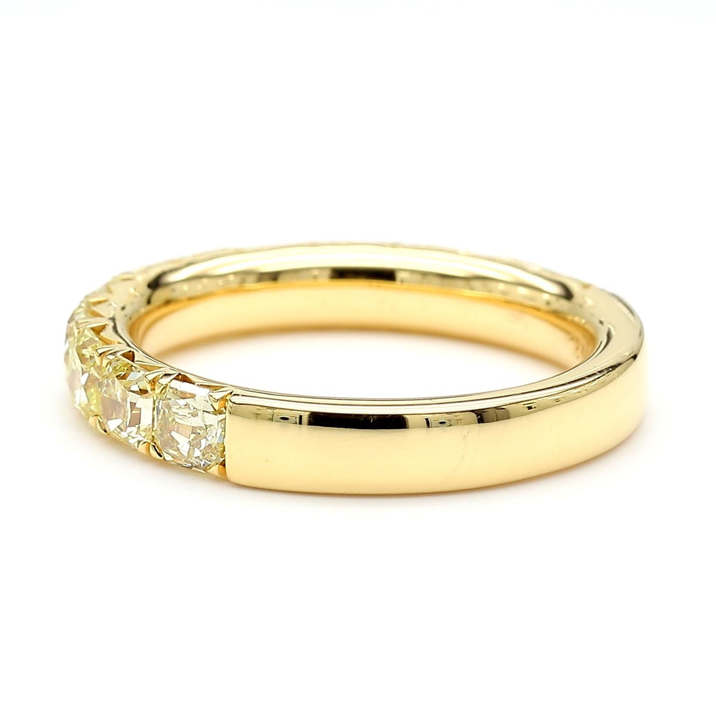 Natural Radiant Diamond 2.21 Carat TW Wedding Band