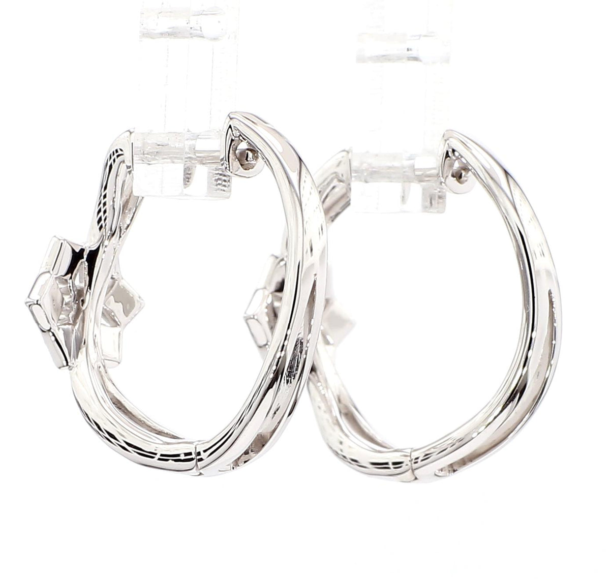 Natural White Round Diamond 0.14 Carat TW Gold Earrings