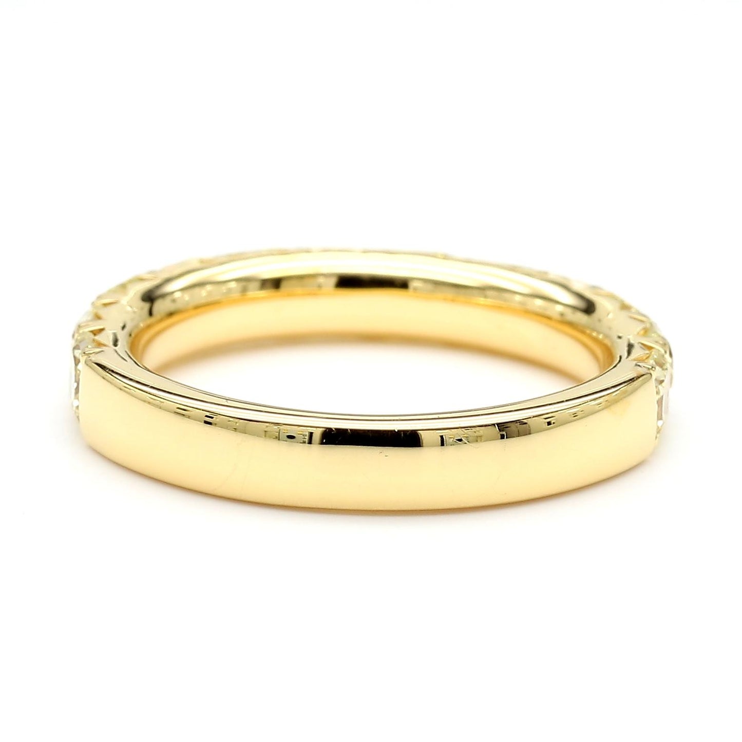 Natural Radiant Diamond 2.21 Carat TW Wedding Band