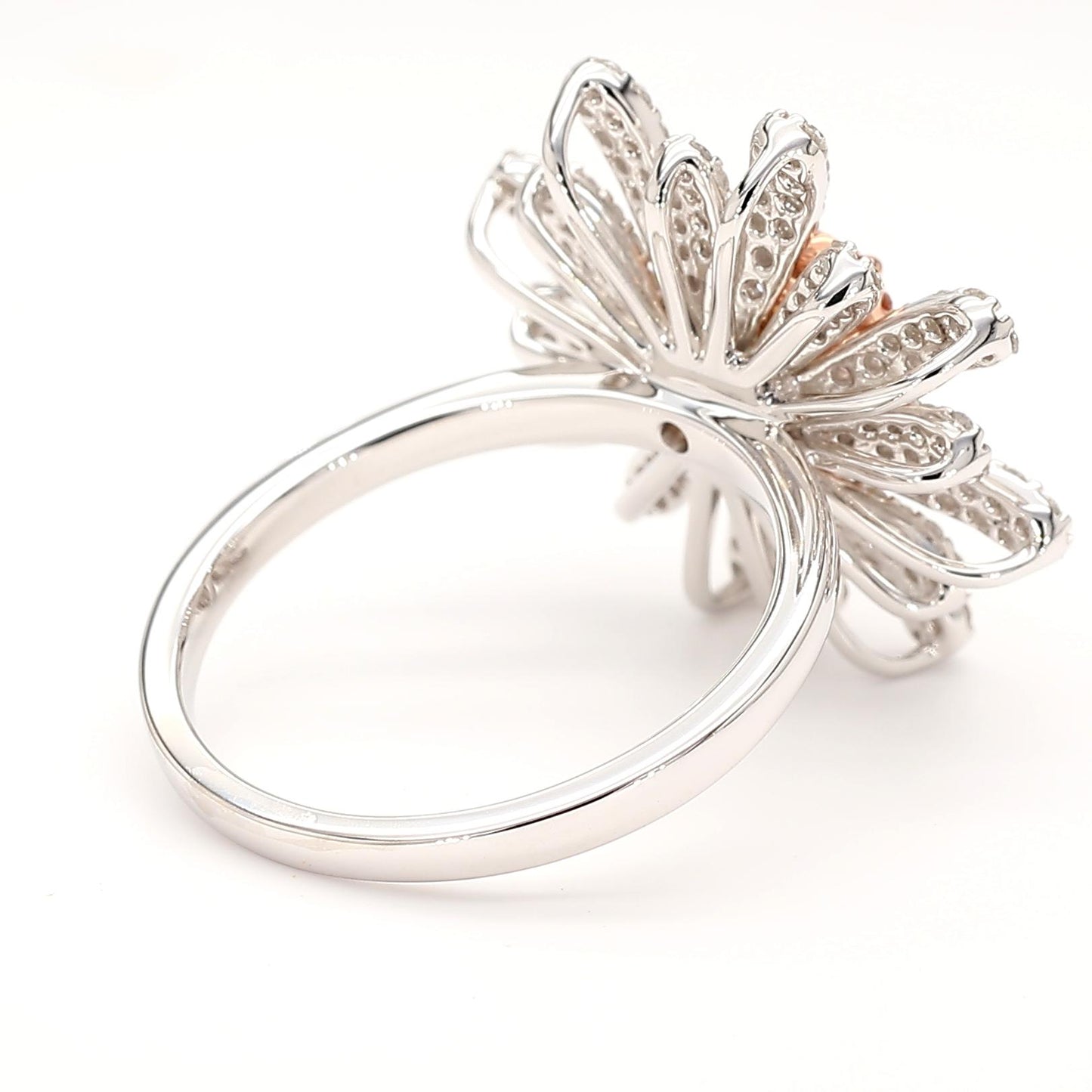 GIA Certified Fancy Pinkish Brown Cushion Diamond 1.84 Carat TW Gold Ring