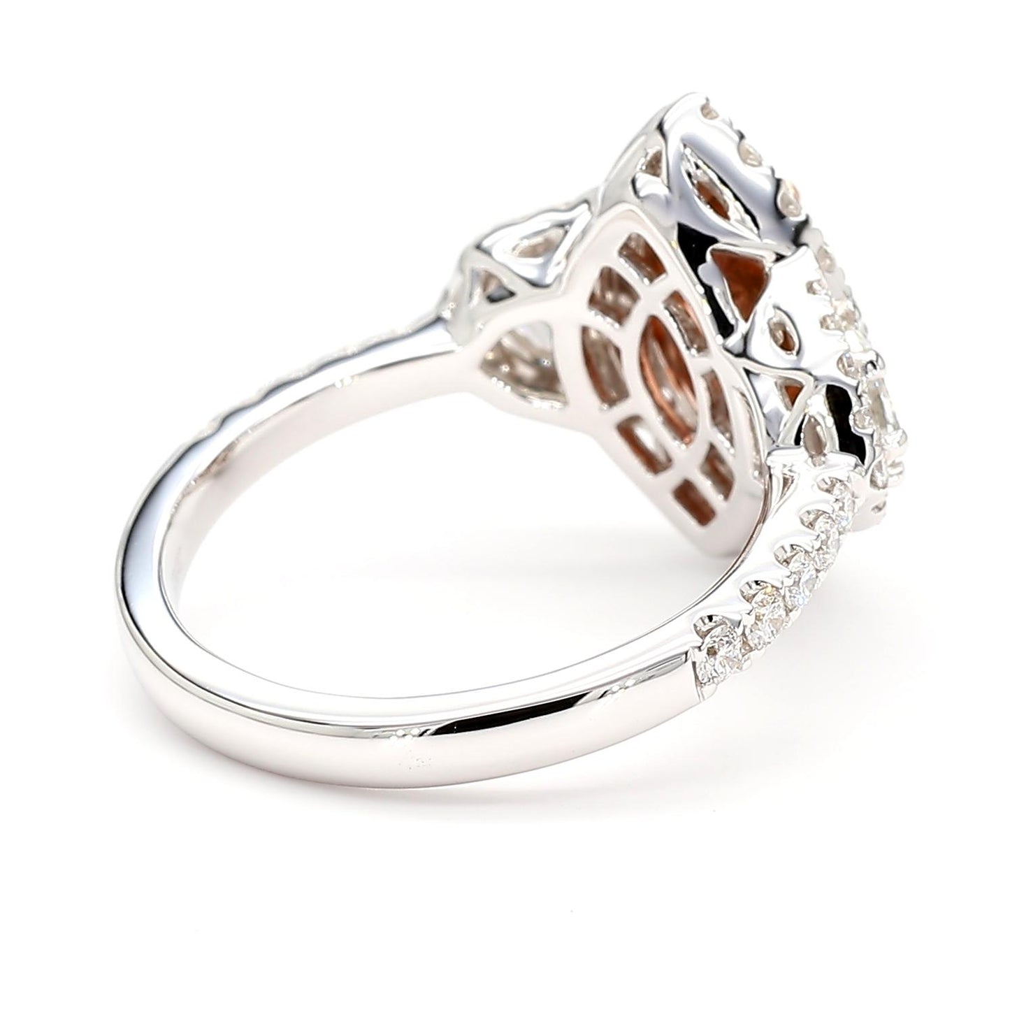 GIA Fancy Deep Brownish Greenish Yellow Marquise Diamond 1.60 Carat TW Gold Ring