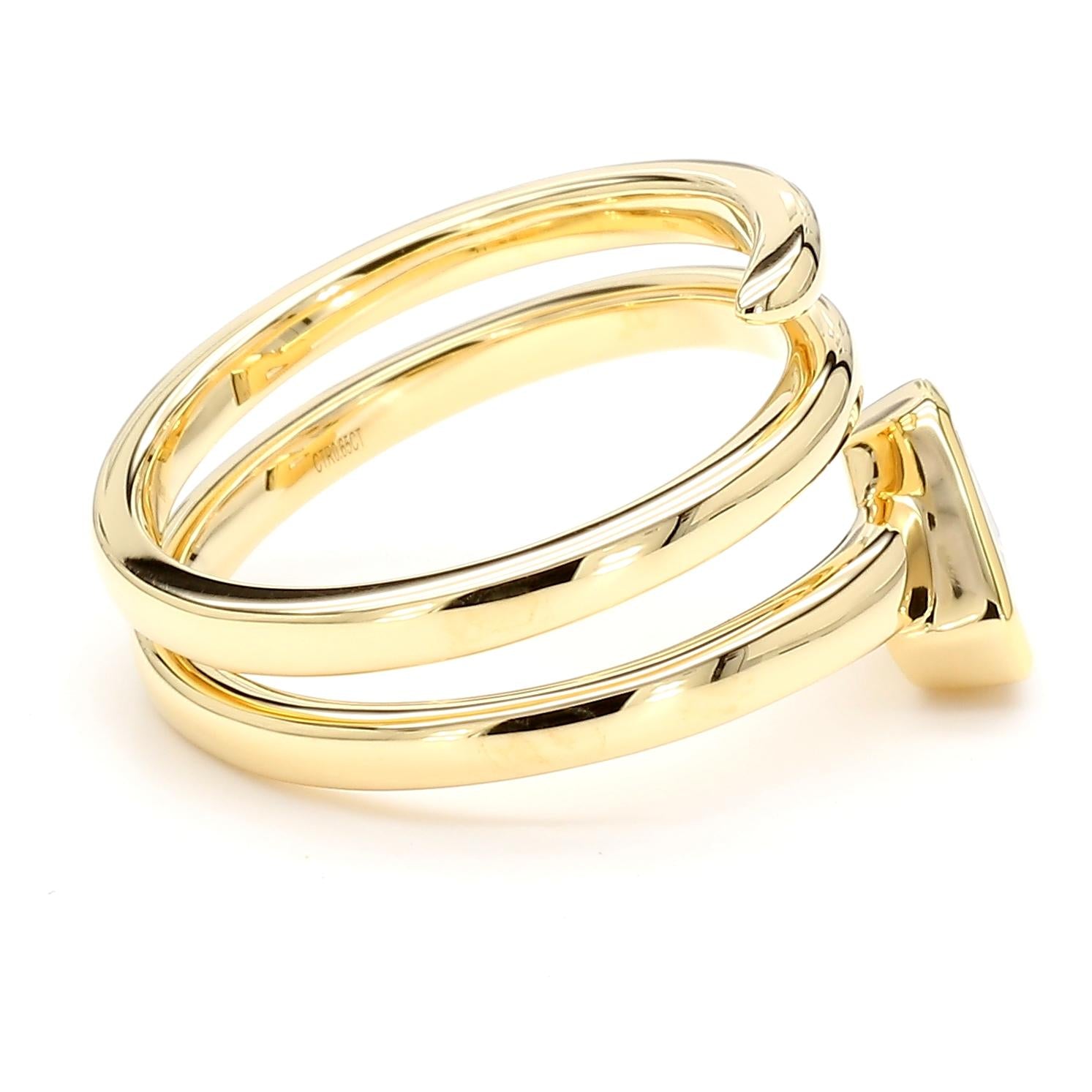 GIA Certified Fancy Brown-Yellow Shield Diamond 0.65 Carat TW Gold Cocktail Ring