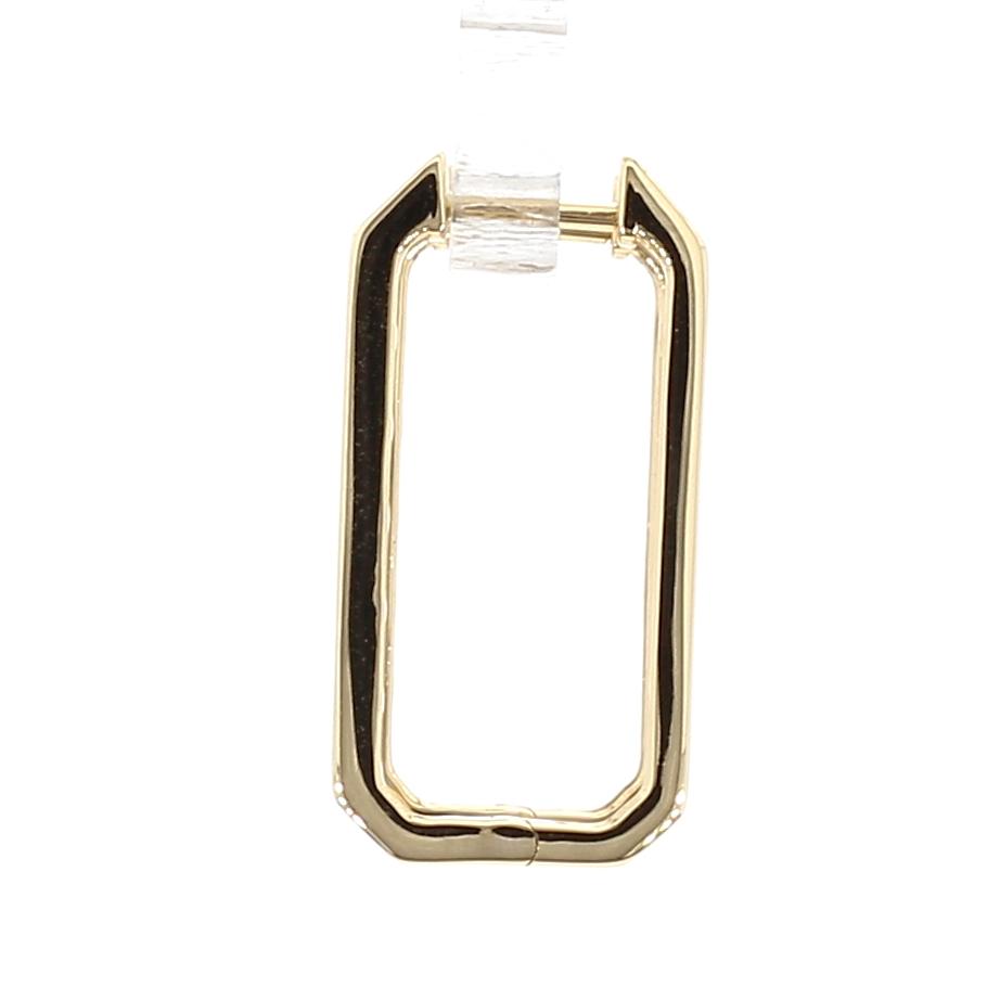 Natural White Baguette Diamond 1.09 Carat TW Gold Earrings